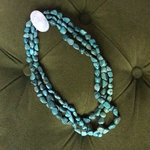Turquoise Nugget Necklace
